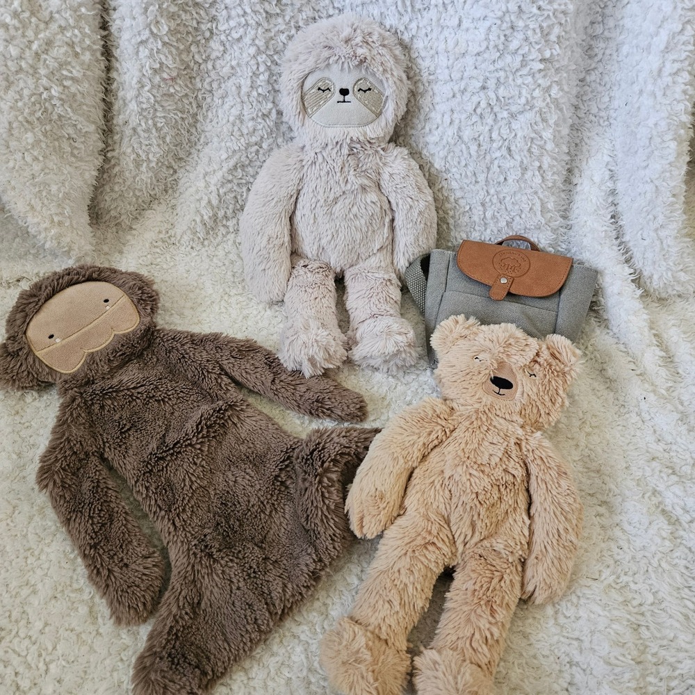 Slumberkins Lot of Plush with‎ Backpack Accessory